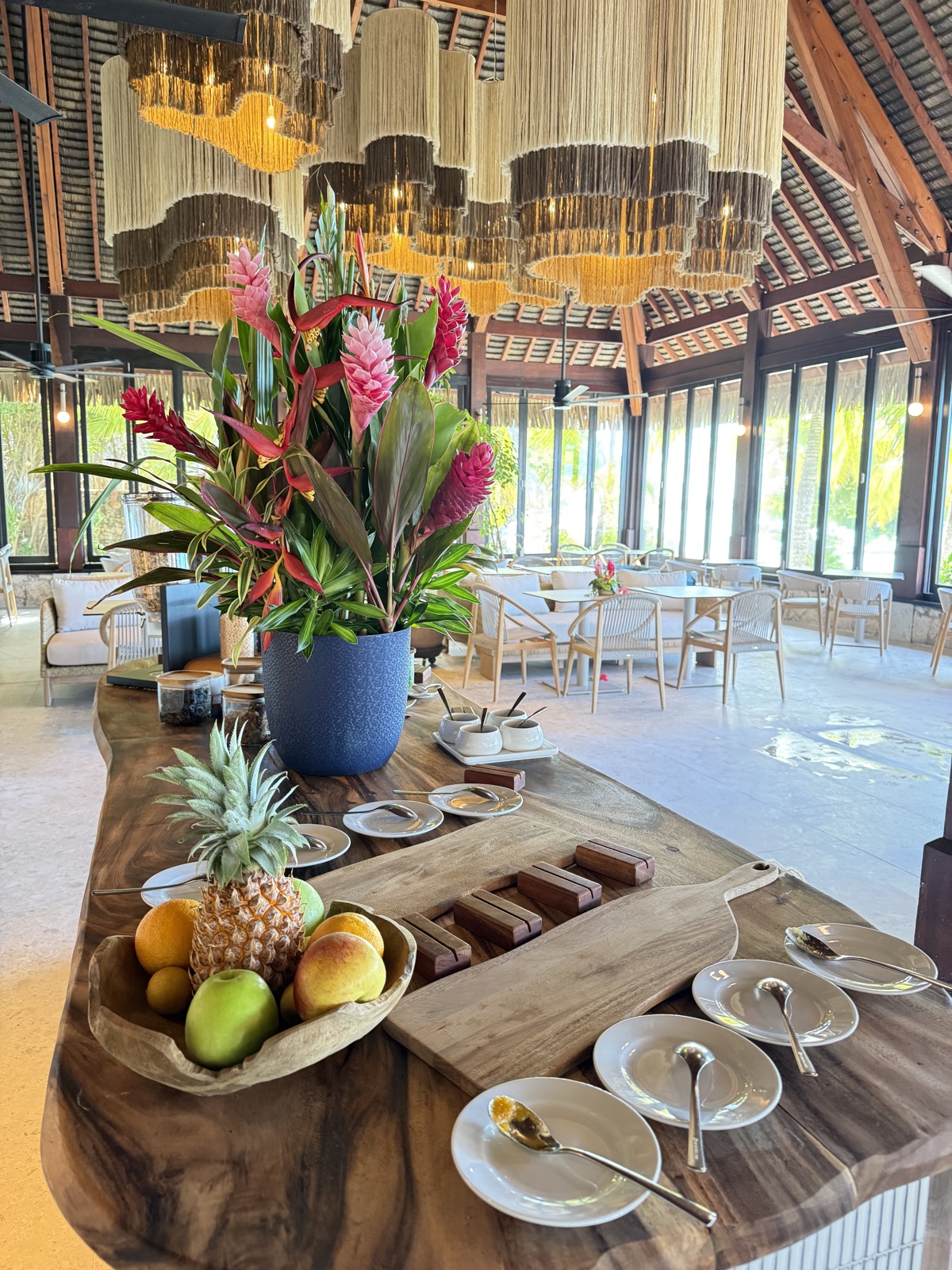 Intérieur du projet Sofitel Kia Ora — détail, Moorea